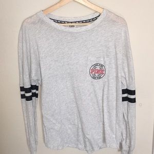 Long sleeve PINK jersey shirt